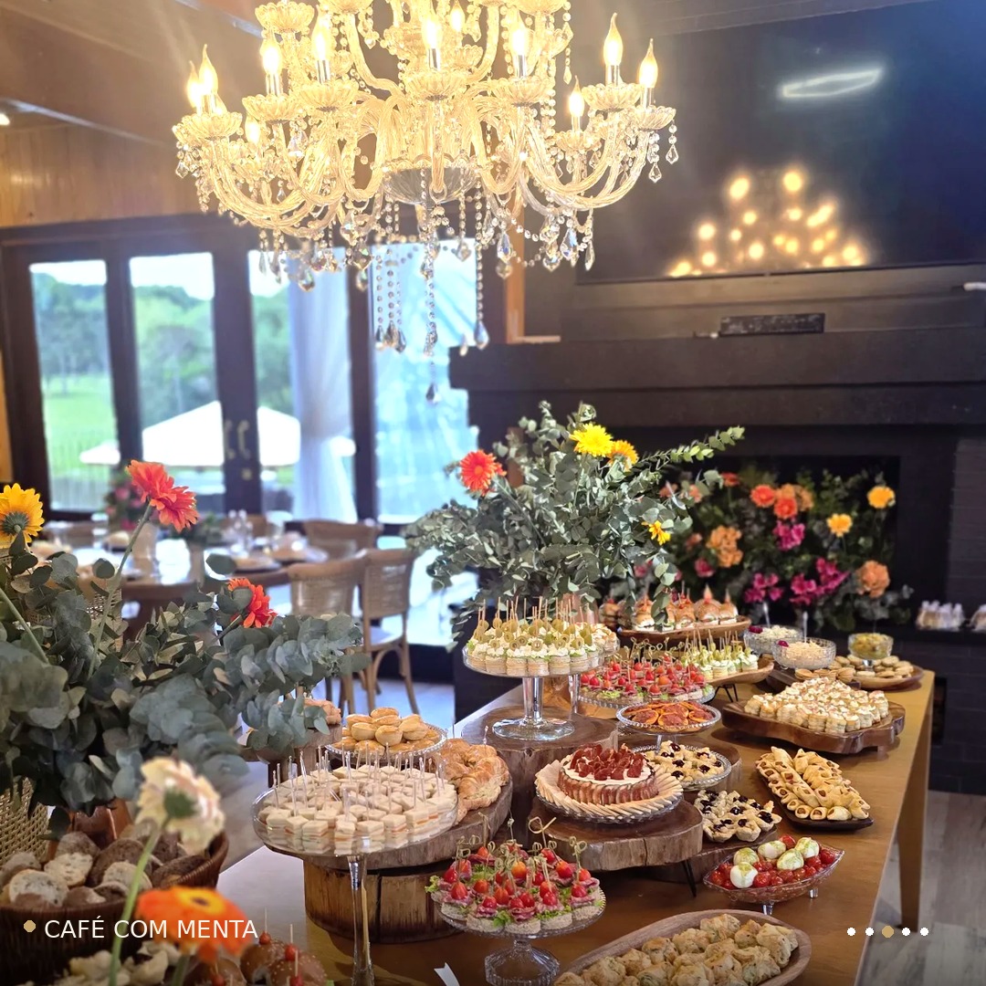 Café com menta gastronomia para eventos — Foto 5